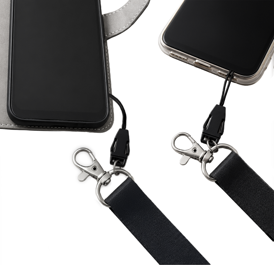 Senifone Telefonhalter mit Nackenkabel